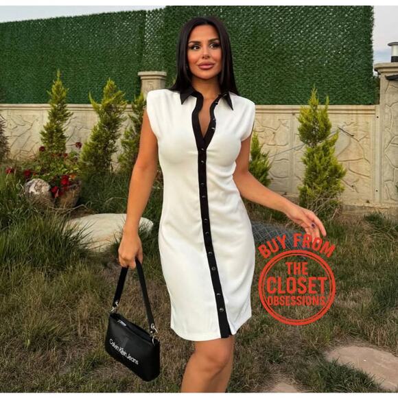 ZARA BLOGGER FAVE!!! Sleeveless Mini Dress NWT - Picture 4 of 16